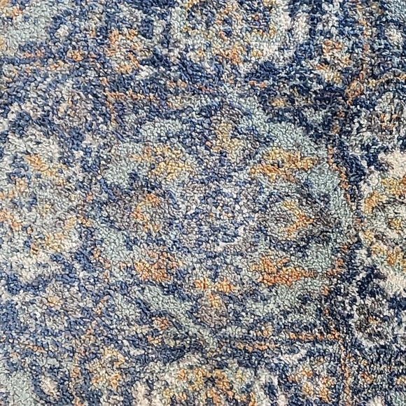 3 Area Rugs and 2 Beaded Pillow Covers. - Picture 13 of 16